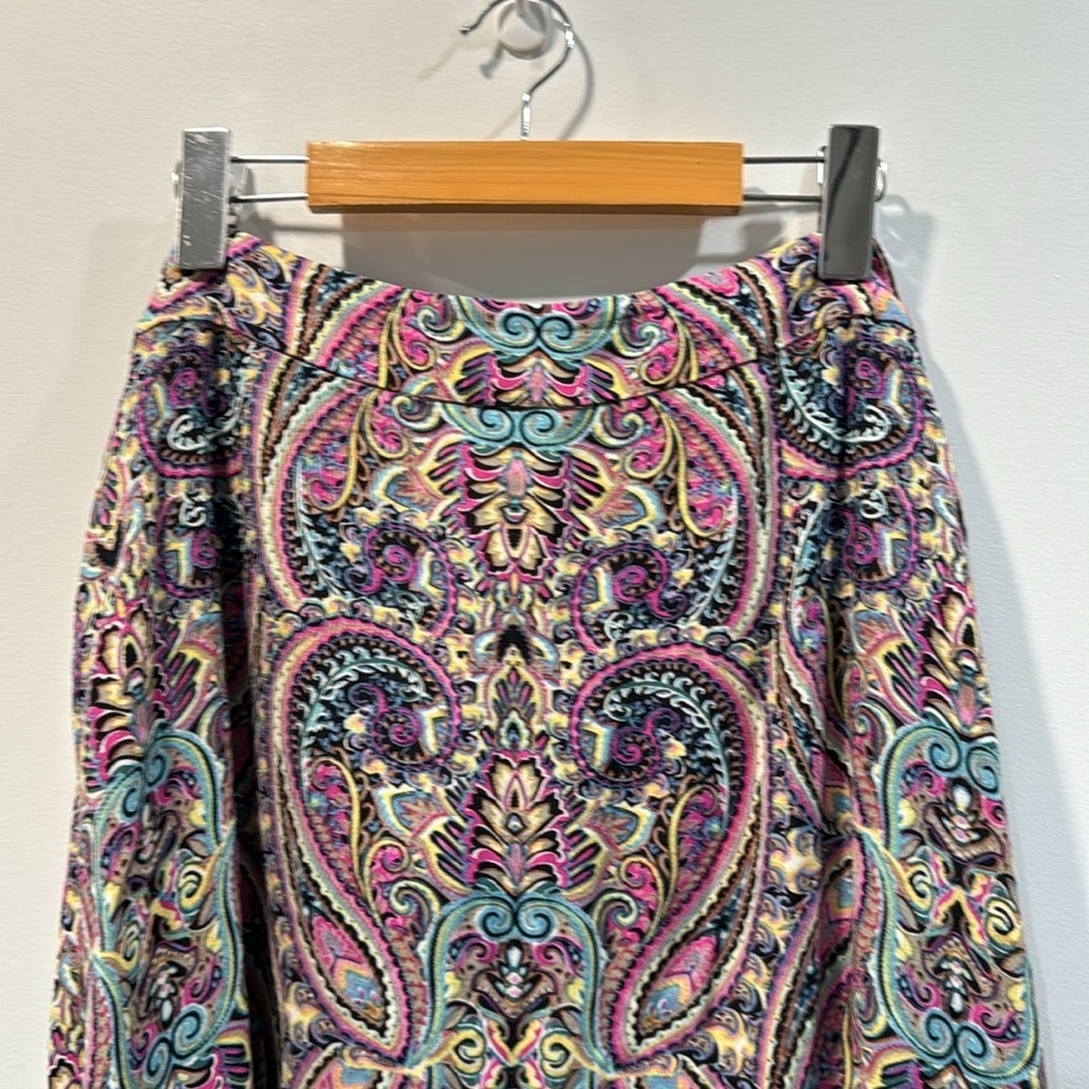 Tribal Women's Maxi Skirt With Front Panel Slits - Picture 6 of 8